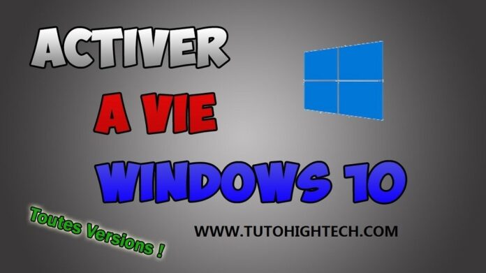 Clé d'activation Windows 10