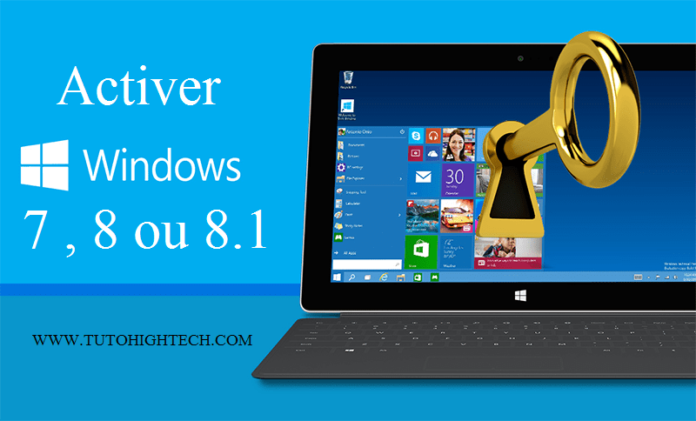 Activer Windows 7 ou Windows 8.1 gratuitement