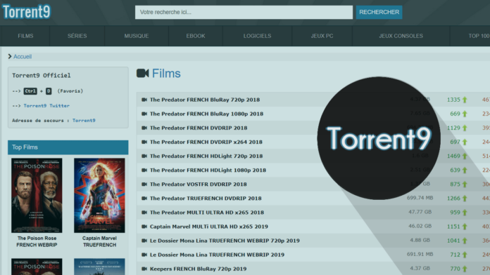 Nouvelle Adresse Torrent9